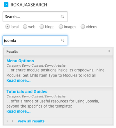 RokAjaxSearch